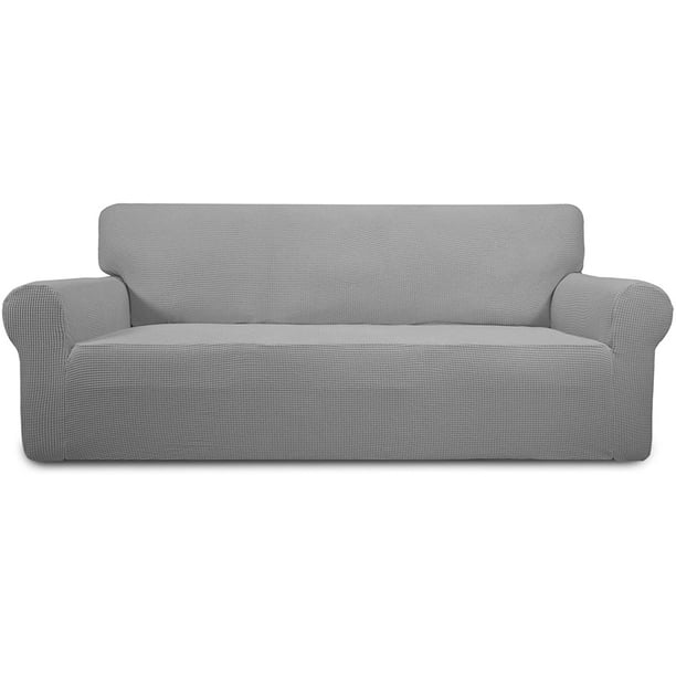 PureFit Stretch Oversized Sofa Slipcover Washable Kids Pets Greyish Green